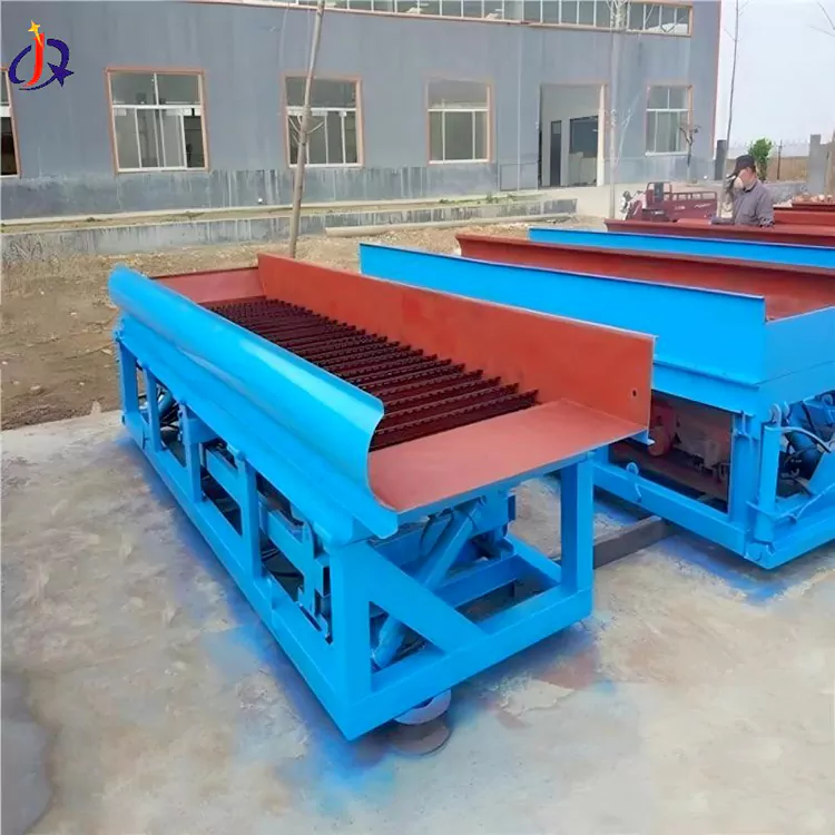 Alluviale gouden pulsearjende sluis